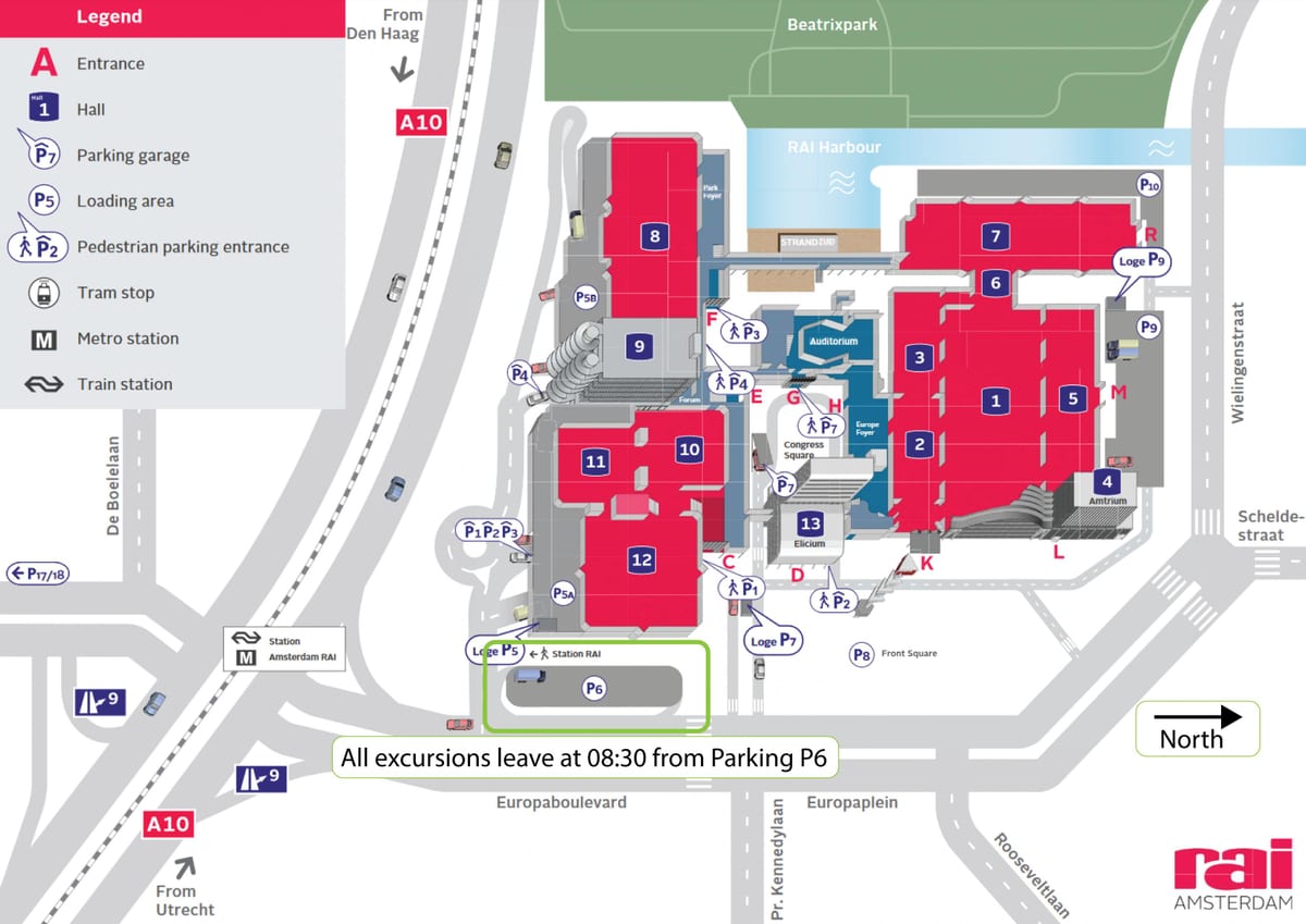mapa rai Amsterdam