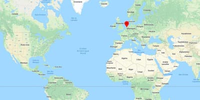 Amsterdam globální mapě