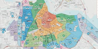 Parkování mapě Amsterdam
