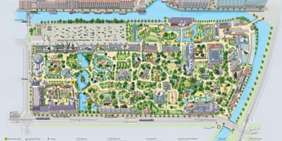 Mapa zoo Amsterdam