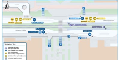Mapa Amsterdam zuid nádraží