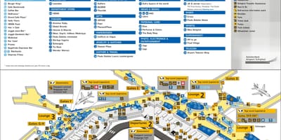 Ams letiště schiphol mapě