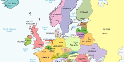 Amsterdam mapě země