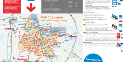 Amsterdam park and ride mapě