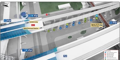 Mapa sloterdijk station